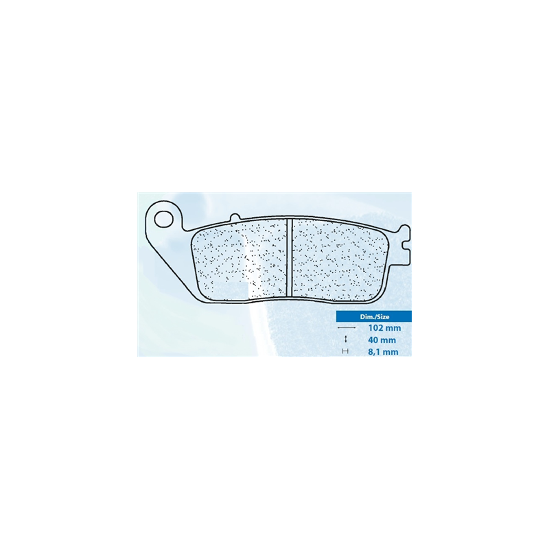 CARBONE LORRAINE 2256 A3 KLOCKI HAMULCOWE FA142-51603