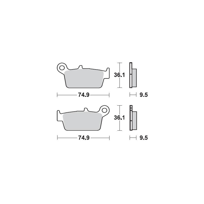 SBS 604RSI KLOCKI HAMULCOWE (zamiennik EBC FA131)-34814
