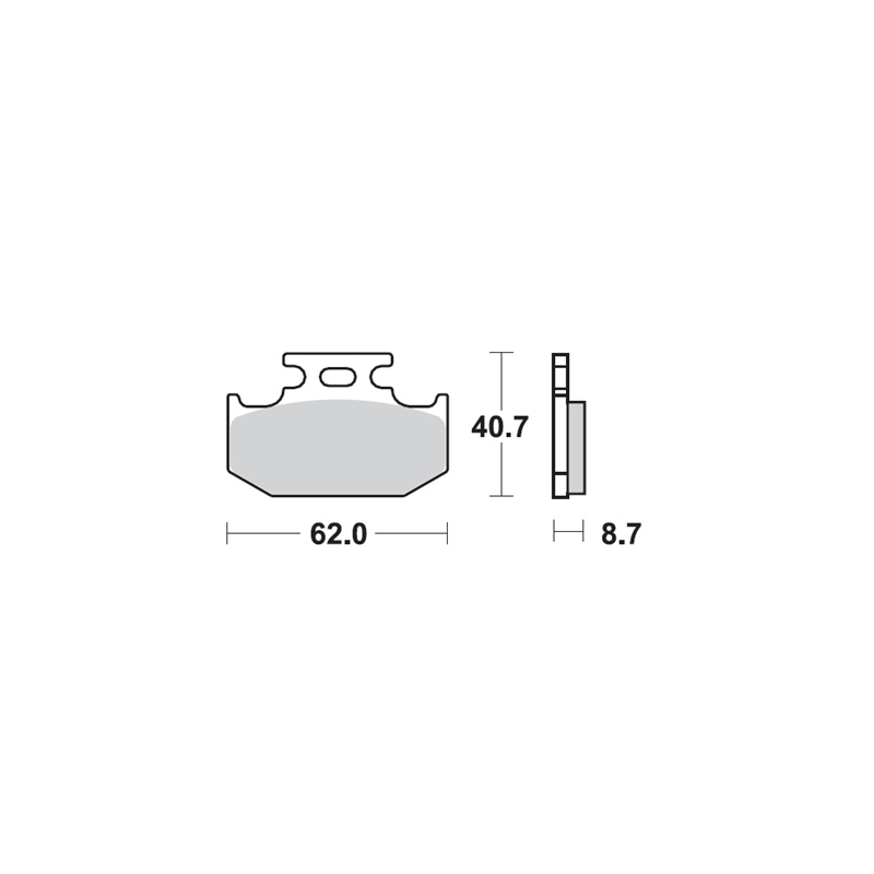 SBS 632SI KLOCKI HAMULCOWE (zamiennik EBC FA152)-34816