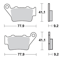 SBS 675LS KLOCKI HAMULCOWE (zamiennik EBC FA213)-19241