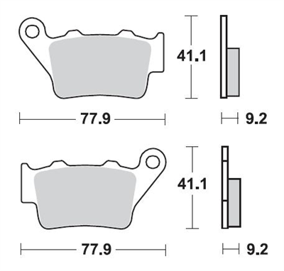 SBS 675LS KLOCKI HAMULCOWE (zamiennik EBC FA213)-19241