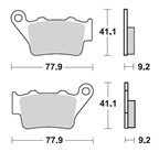 SBS 675LS KLOCKI HAMULCOWE (zamiennik EBC FA213)