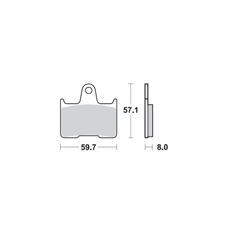 SBS 715LS KLOCKI HAMULCOWE (zamiennik EBC FA254)-34820