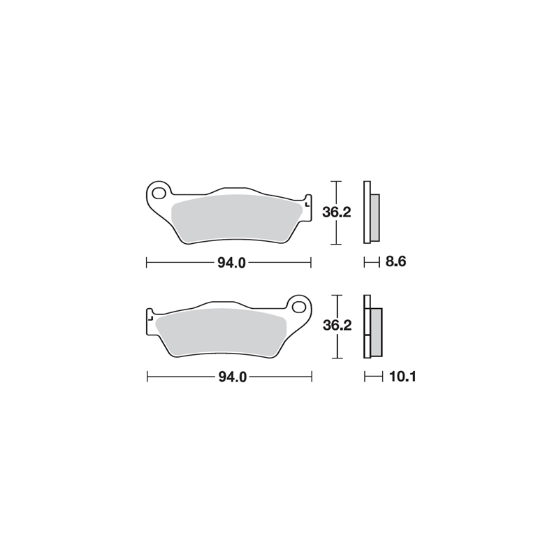 SBS 742LS KLOCKI HAMULCOWE (zamiennik EBC FA363)-34826