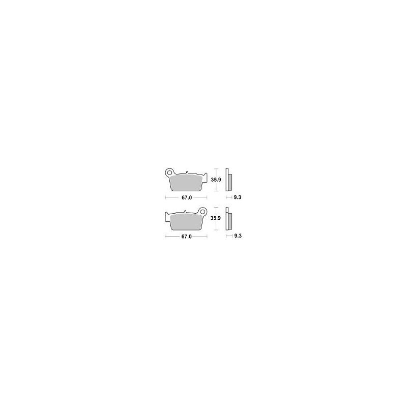 SBS 790SI KLOCKI HAMULCOWE (zamiennik EBC FA367)-34833