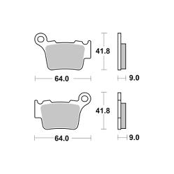 SBS 791SI KLOCKI HAMULCOWE (zamiennik EBC FA368)-34834