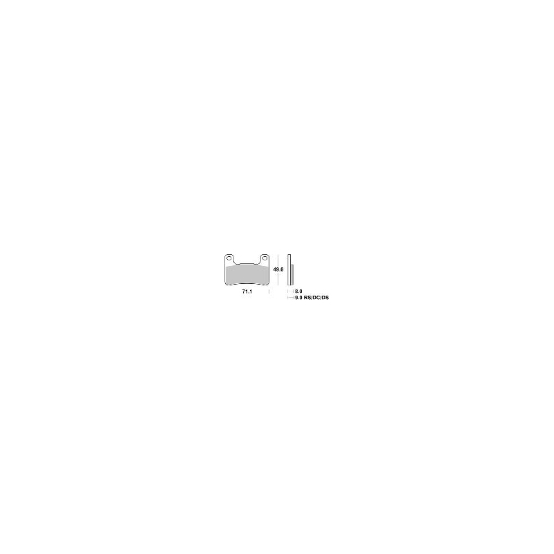 SBS 806DC KLOCKI HAMULCOWE (zamiennik EBC FA379)-34835