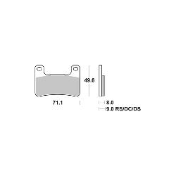 SBS 806HS KLOCKI HAMULCOWE (zamiennik EBC FA379)-34836