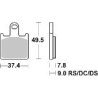SBS 838HS KLOCKI HAMULCOWE (zamiennik EBC FA417/4HH)-34841