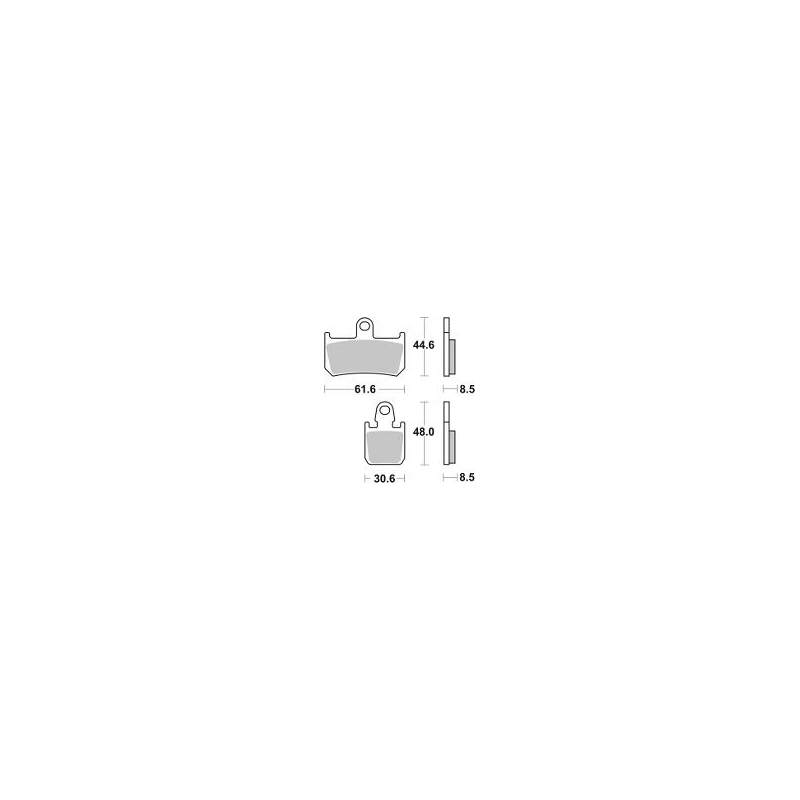 SBS 839HS KLOCKI HAMULCOWE (zamiennik EBC FA442/4)-34842