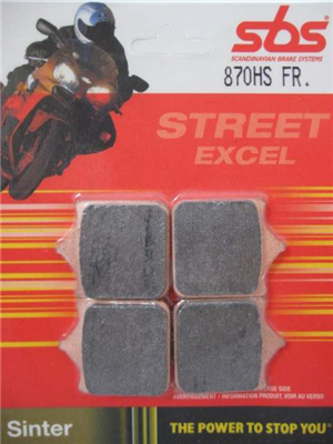 SBS 870HS KLOCKI HAMULCOWE (zamiennik EBC FA604/4)-19291
