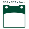 TSU BOSS BS161-CK-9 KLOCKI HAMULCOWE (zamiennik EBC FA161)-29015