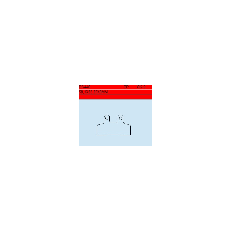 TSU BOSS BS448-SP KLOCKI HAMULCOWE (zamiennik EBC FA448)-29079