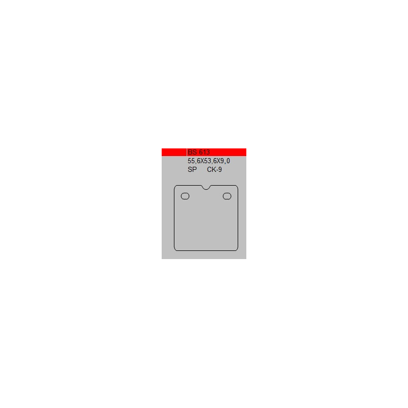 TSU BOSS BS613-SP KLOCKI HAMULCOWE (zamiennik EBC  FA18)-29120