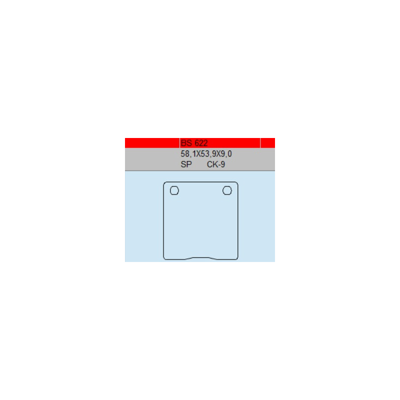 TSU BOSS BS622-SP KLOCKI HAMULCOWE (zamiennik EBC FA146)-29129