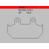 TSU BOSS BS690-CK-9 KLOCKI HAMULCOWE (zamiennik EBC FA124/2)-30165