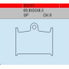 TSU BOSS BS707-CK-9 KLOCKI HAMULCOWE (zamiennik EBC FA145 FA236)-30228