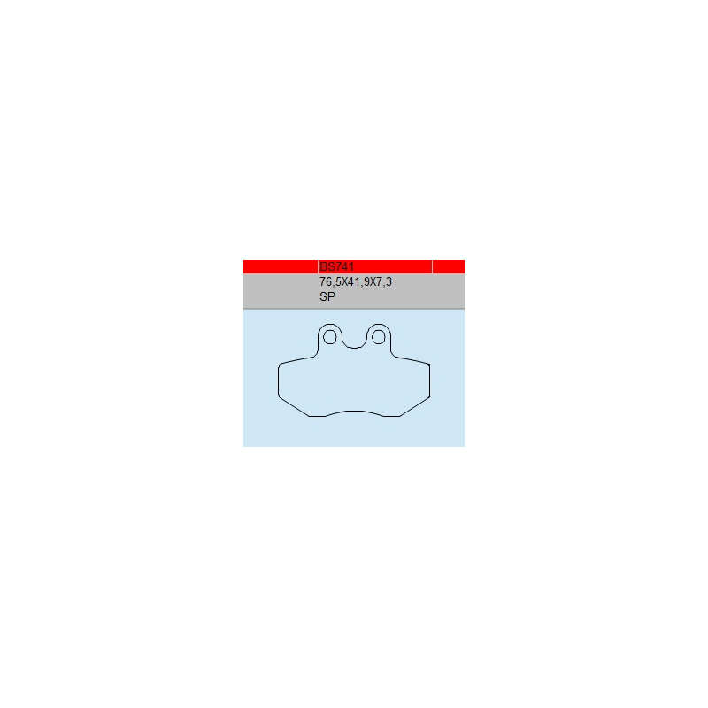 TSU BOSS BS741-SC KLOCKI HAMULCOWE (zamiennik EBC FA167)-31042