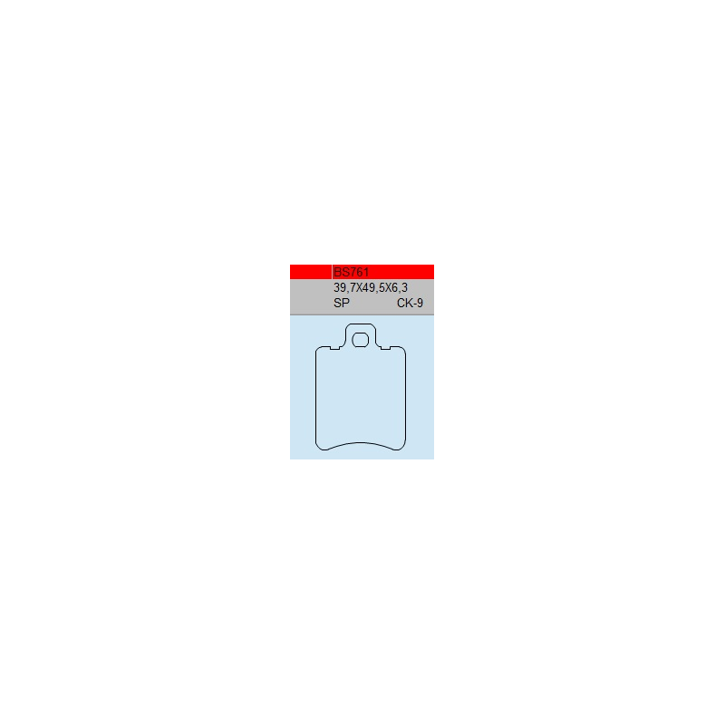 TSU BOSS BS761-SP KLOCKI HAMULCOWE (zamiennik EBC FA193)-30358