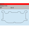 TSU BOSS BS777-CK-9 KLOCKI HAMULCOWE (zamiennik EBC FA199)-30394