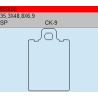 TSU BOSS BS808-SC KLOCKI HAMULCOWE FA260 (zamiennik EBC SFA260)-30666