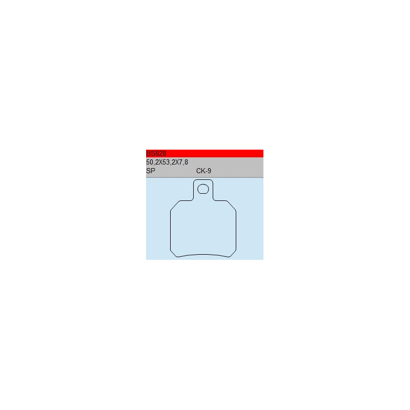 TSU BOSS BS828-SC KLOCKI HAMULCOWE (zamiennik EBC SFA266)-30669