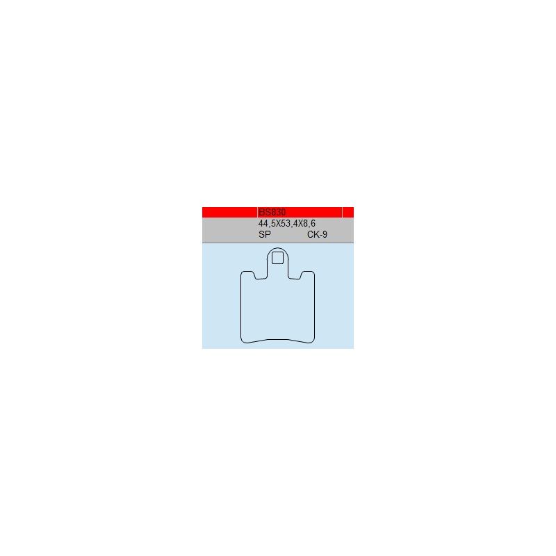 TSU BOSS BS830-SC KLOCKI HAMULCOWE FA283 (zamiennik EBC SFA283)-30672