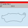 TSU BOSS BS853-SP KLOCKI HAMULCOWE (zamiennik EBC FA324)-55695