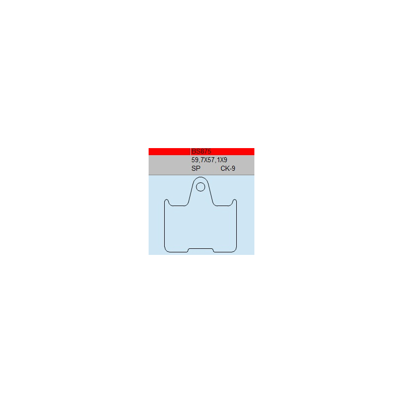 TSU BOSS BS875-SP KLOCKI HAMULCOWE (zamiennik EBC FA254)-53240