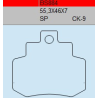 TSU BOSS BS884-SC KLOCKI HAMULCOWE (zamiennik EBC SFA356)-30702