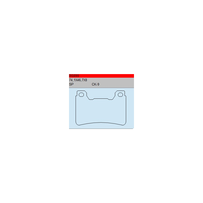 TSU BOSS BS899-CK-9 KLOCKI HAMULCOWE (zamiennik EBC FA390)-55746