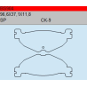 TSU BOSS BS904-SP KLOCKI HAMULCOWE (zamiennik EBC FA408)-53294