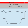 TSU BOSS BS911-CK-9 KLOCKI HAMULCOWE (zamiennik EBC FA373)-55776