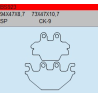 TSU BOSS BS923-CK-9 KLOCKI HAMULCOWE (zamiennik EBC FA377)-55782