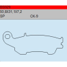 TSU BOSS BS929-SP KLOCKI HAMULCOWE (zamiennik EBC FA450)-53321