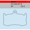 TSU BOSS BS941-SP KLOCKI HAMULCOWE (zamiennik EBC FA491)-53342