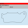 TSU BOSS BS942-CK-9 KLOCKI HAMULCOWE (zamiennik EBC FA488)-53345
