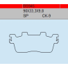 TSU BOSS BS945-SP KLOCKI HAMULCOWE (zamiennik EBC FA498)-55821