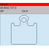 TSU BOSS BS949-SP KLOCKI HAMULCOWE (zamiennik EBC FA602)-55833
