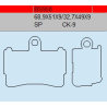 TSU BOSS BS950-SP KLOCKI HAMULCOWE (zamiennik EBC FA499/4)-55839