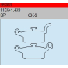 TSU BOSS BS961-SP KLOCKI HAMULCOWE (zamiennik EBC FA492)-55854