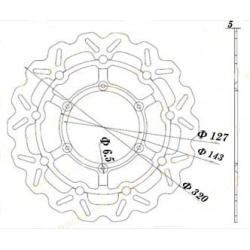NISTAL CMCBD-782-FX-B TARCZA HAMULCOWA-41843