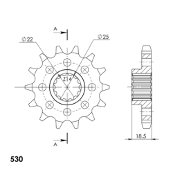 SUPERSPROX CST-4054_530:15 ZĘBATKA PRZÓD-56818