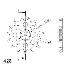 SUPERSPROX CST-426:14 ZĘBATKA PRZÓD JTF426.14-56835