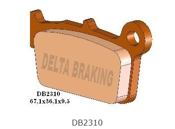DELTA BRAKING DB2310MX-D KLOCKI HAMULCOWE FA367-1287