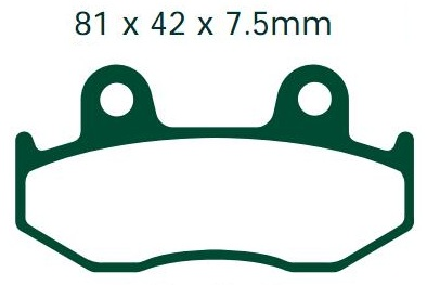 NHC H1025-AK150 KLOCKI HAMULCOWE (zamiennik EBC FA92)-1353