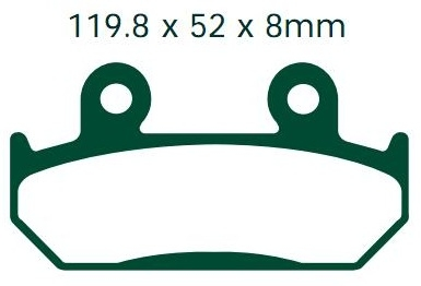 NHC H1033-AK150 KLOCKI HAMULCOWE (zamiennik EBC FA121)-18570