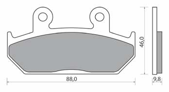NHC H1046-AK150 KLOCKI HAMULCOWE (zamiennik EBC FA124/2)-1363