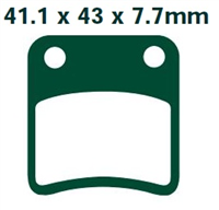 NHC H1055-AK150 KLOCKI HAMULCOWE (zamiennik EBC SFA257)-1370