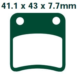 NHC H1055-AK150 KLOCKI HAMULCOWE (zamiennik EBC SFA257)-1370